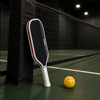 Raquette de pickleball hybride en Kevlar avec logo personnalisé, face en fibre de carbone T700, contrôle élevé, amortissement puissant, OEM, ODM, marque privée