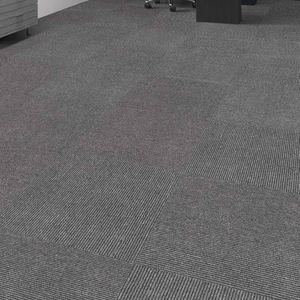 Losetas de Alfombra de Polipropileno con Reverso de PVC, 50x50cm, Autoadhesivas, Antideslizantes, Ecológicas, Diseño Moderno de Rompecabezas para el Hogar - Product Image 1