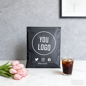 맞춤형 로고 패턴 인쇄 핑크 메일백 스타일 특급 소포 발송 서비스 의류 포장 물류 메일백 - Product Image 3