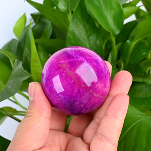 Hotsale Polished Natural Purple Moonstone <b>Crystal</b> Sphere Healing Gemstone <b>Crystal</b> <b>Ball</b> Ornament for Home Decor - Product Image 1
