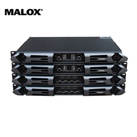 Amplificateur de puissance professionnel pour caisson de basses MALOX DA24K2 5000W 2 canaux 1U Classe D Pro Audio Garantie de 3 mois