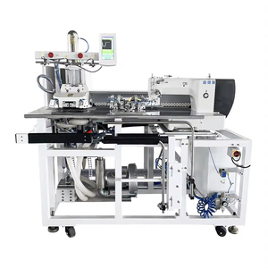 Machine à coudre industrielle automatique pour l'insertion de poches - Programmable pour la couture de rabats et de surpiqûres, 2800 tr/min pour jeans - Product Image 2