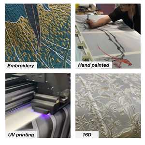 लक्जरी 3 डी डिजिटल प्रिंटिंग म्यूरल आधुनिक शैली हरी पत्ती बांस दीवार कागज वाटरप्रूफ और नमी-प्रोो - Product Image 2