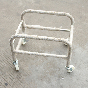 Base de panier de supermarché en métal avec poulie pour panier de courses - Product Image 6