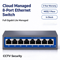 Switch Ethernet 8-Port Full Gigabit Lite-Managed dengan Daya 12VDC untuk Kamera IP CCTV