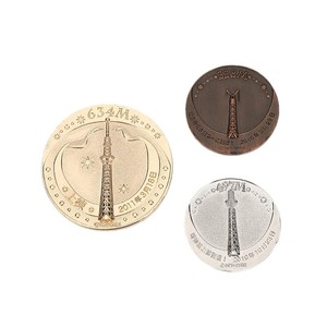 Pièces de monnaie commémoratives personnalisées en alliage de zinc, souvenirs touristiques gravés, cadeaux d'affaires, médailles métalliques durables - Product Image 3