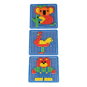 POTENTIEL Vente en gros personnalisé Blocs de puzzle colorés jouet en vinyle personnalisé production montessori - Product Image 2