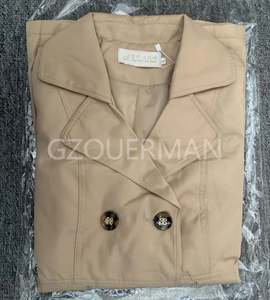 Vêtement d'extérieur pour femmes, veste coupe-vent élégante à boutons et à revers, mode féminine en gros, printemps automne, veste pour femmes, manteau pour femmes J0188 - Product Image 6