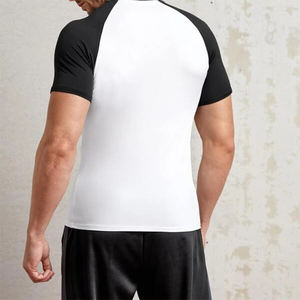 Maglietta di lusso a maniche corte a spalla incrociata in cotone 100% Casual comodo da uomo a due colori per <span class=keywords><strong>Polo</strong></span> con Design personalizzato con stampa Logo - Product Image 4