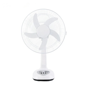 AC DC 12v Cooling ชาร์จพลังงานแสงอาทิตย์พัดลมตั้งโต๊ะ 12/16 นิ้วระบบไฟบ้านทีวีและพัดลมพลังงานแสงอาทิตย์แบตเตอรี่ลิเธียมยาว 3 เกียร์ - Product Image 5