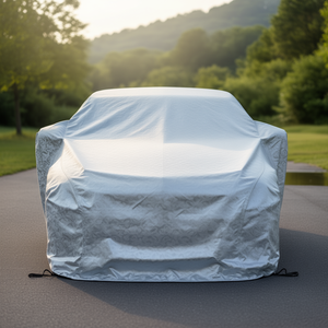 Telo Copriauto 145x78cm Argento Apribile per Protezione Veicolo - Product Image 2