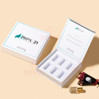 Coffret cadeau de parfum de luxe pour femmes, ensemble cosmétique, emballage de flacon de parfum, boîte rigide magnétique de luxe, matériaux recyclés