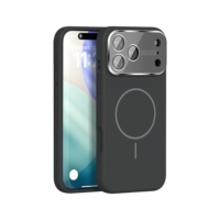 Coque de téléphone antichoc en silicone liquide avec impression sur écran à grand angle pour iPhone séries 13/14/15/16/17/18