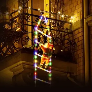 Decorazione natalizia a basso voltaggio, 6m, con scala, luci RGB, ideale per decorare interni ed esterni durante le festività. - Product Image 3