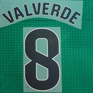 Camiseta de la Colección Visitante del Real Madrid de la La <span class=keywords><strong>Liga</strong></span>, Personalizada, de Alta Calidad, con Diseño de Dibujos Animados y Transferencia Térmica Digital de Letras - Product Image 1