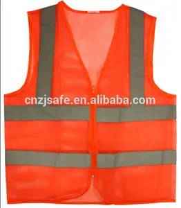 Vest Manufacture Wholesale Mesh Reflective Safety Vest With Reflective Strips