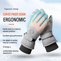 Gants de ski OEM d'hiver, épais, thermiques, coupe-vent, compatibles écran tactile, imperméables pour les stations de ski et les commandes de sports d'hiver