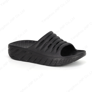Sandales de sport souples pour hommes, soutien de la voûte <span class=keywords><strong>plantaire</strong></span> pour fasciite <span class=keywords><strong>plantaire</strong></span>, coussin épais, récupération, légères, nuage, bout ouvert, pantoufles d'été - Product Image 3