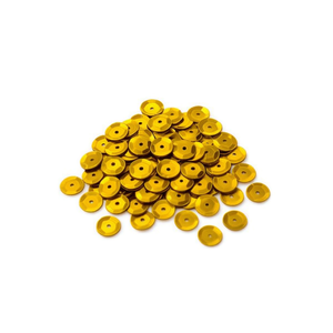 Paillettes ILAN 6mm Oro 15g Per Artigianato e Cucito - Product Image 4