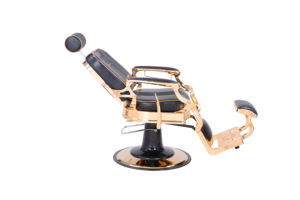 Nhà máy trực tiếp bán buôn tùy chỉnh vàng da tổng hợp Chassis đương đại cắt tóc ghế thủy lực nâng cạo râu - Product Image 3