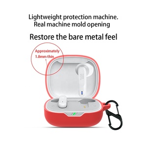 CTBEST para WAVE <span class=keywords><strong>FLEX</strong></span> 2, Funda de Silicona Anticaídas y Lavable, Protector Ecológico para Auriculares Inalámbricos - Product Image 4