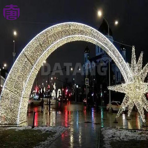 Giant Christmas Star <b>Lights</b> Golden 3D LED Sculpture for Mall Atrium Plaza Resort and Photo Zone - Product Image 4