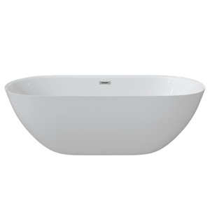 Sang trọng hình bầu dục Whirlpool bồn tắm freestanding Acrylic bồn tắm thích hợp cho Châu Âu khách sạn Giường tắm - Product Image 5