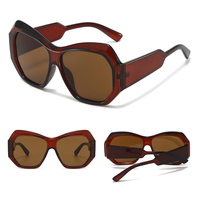 Lunettes de soleil rectangulaires à monture intégrale DL UV400 unisexes pour adultes, tendance