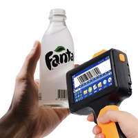 Impresora de inyección de tinta portátil de 12,7mm, equipo de Impresión textil para bolsas de paquetes de alimentos, máquina de codificación de mano