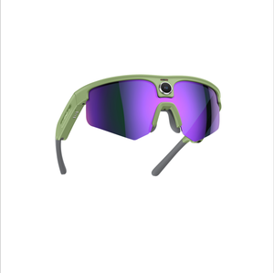 Gafas de Sol Deportivas para Ciclismo, Resistentes al Agua IPX-5, <span class=keywords><strong>con</strong></span> <span class=keywords><strong>Traductor</strong></span> de <span class=keywords><strong>Voz</strong></span> Inteligente, Marco Moldeado, Traducción IA de 1200p - Product Image 4