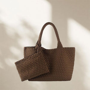 <span class=keywords><strong>Sac</strong></span> fourre-tout en néoprène tissé sur mesure <span class=keywords><strong>de</strong></span> grande taille pour femmes, <span class=keywords><strong>sac</strong></span> à main <span class=keywords><strong>de</strong></span> <span class=keywords><strong>luxe</strong></span> pour la <span class=keywords><strong>plage</strong></span> d'été, <span class=keywords><strong>sac</strong></span> à main décontracté léger, sacs à bandoulière - Product Image 2