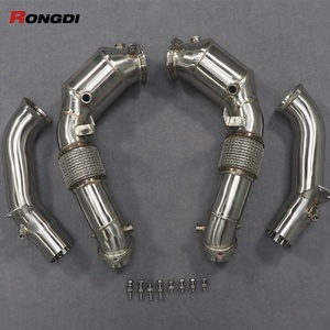 ท่อลงสเตนเลสสตีลขัดเงา สำหรับ M850I G14 G15 G16 X5M X5 G05 G30 M550I N63 - Product Image 3