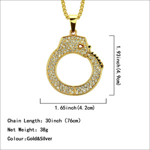 Collar con Colgante Geométrico Hueco Estilo Hiphop de Diseño Único, Superventas 2026, Joyería de Moda para Hombre, Estilo Urbano - Product Image 4