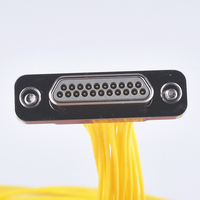 Connecteur Micro Rectangulaire Aérospatial J30J-21TJL, Fiche d'Aviation Plaquée Or 1,27 Microns AFR-250-0.15 3A 800V, Adaptateur de Connexion