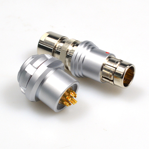 F-serie hybride elektrische glasvezelconnector 360 °   EMC-afscherming voor gevoelige signaaloverdracht - Product Image 4