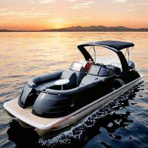 Yate Pontón de Lujo con Casco de Fibra de Vidrio, Popular en 2025, con Motor de 150HP, Capacidad para 10 Personas, Certificado CE, para Pesca Recreativa - Product Image 4