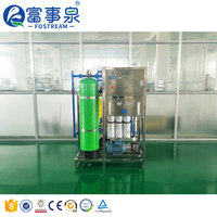Fostream 250L 500L 1000L 2000L 3000L 5000L Osmosis Terbalik RO Sistem Filter Air Laut Garam