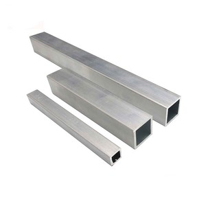 <span class=keywords><strong>Tube</strong></span> <span class=keywords><strong>carré</strong></span> en alliage d'<span class=keywords><strong>aluminium</strong></span>, usinage CNC, anodisé, poli, personnalisable, avec services de pliage/soudage/découpe, tempérament T3-T8 - Product Image 1