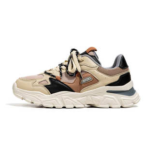 Nuevo Modelo de Zapatos Deportivos para Hombre, Diseño Delgado con Contraste de Color, Malla Transpirable, Suela Gruesa, Versátiles para Primavera/Invierno - Product Image 2