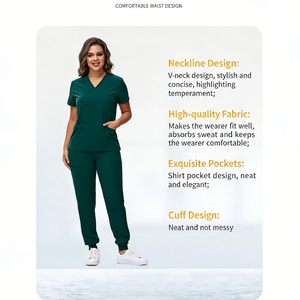 <span class=keywords><strong>ชุด</strong></span>ยูนิฟอร์มแพทย์แบบปรับแต่งได้ <span class=keywords><strong>ชุด</strong></span>สครับคอวีสำหรับผู้หญิงและผู้<span class=keywords><strong>ชาย</strong></span> <span class=keywords><strong>ชุด</strong></span> 2 ชิ้น มีกระเป๋า <span class=keywords><strong>ชุด</strong></span>ยูนิเซ็กซ์สำหรับโรงพยาบาล แห้งเร็ว แฟชั่น Sehe - Product Image 6