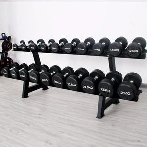 Support <span class=keywords><strong>de</strong></span> haltères <span class=keywords><strong>de</strong></span> sécurité à deux niveaux pour salle <span class=keywords><strong>de</strong></span> sport commerciale, 10 paires, en acier inoxydable, pour l'entraînement musculaire et la <span class=keywords><strong>musculation</strong></span> - Product Image 5