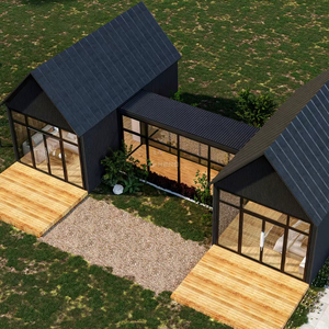 Nouvelle Conception Usine B2B Maisons Préfabriquées Villa 2 Chambres Cadre Acier Norme US <span class=keywords><strong>Maison</strong></span> Conteneur Modulaire Préfabriquée Portable - Product Image 1