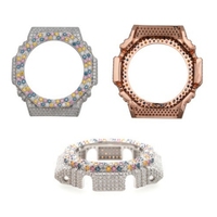 Boîtier de montre GA2100 modèle argent bicolore saphir, écologique, fait main, CN