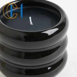 CH UOBOBO 14 oz moq bajo colorido vacío cemento griego vela tarro vela Pott con tapas - Product Image 4