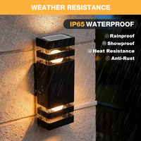 Lampes murales LED d'extérieur pour jardin et cour, en aluminium, étanches IP65, haute luminosité, conçues pour l'extérieur des villas