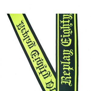 Logo Printing for Bags <b>Strap</b> the Latest Fashion Custom Logo Jacquard High Strength Polyester Webbing - Product Image 3