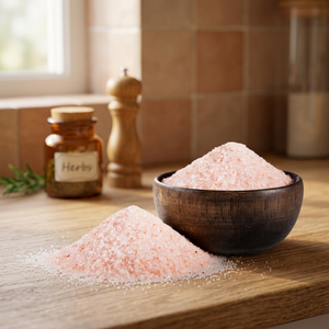 Sel de roche naturel rose clair de l'Himalaya, grains raffinés, idéal pour la cuisine et la table, sel rose foncé fin de l'Himalaya - Product Image 1