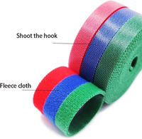 Attaches-câbles auto-adhésives double face écologiques, plusieurs tailles, colorées, auto-agrippantes pour le regroupement des fils