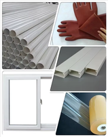 Modificateur d'impact économique en poudre blanche industrielle CPE 135A, polyéthylène chloré pour le compoudage de PVC rigide
