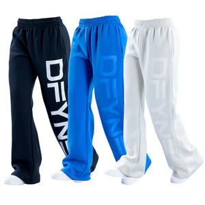 Maßgeschneiderte Lose Übergroße Unisex Streetwear Gerade Weite Bein Baggy Trainingshose Herren Jogger Sweathose - Product Image 3